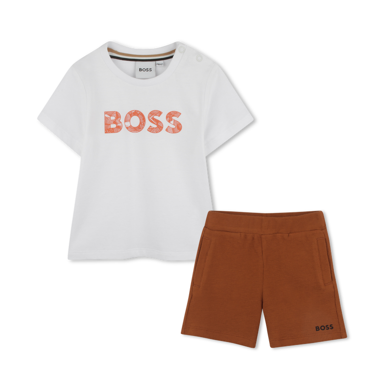 T-shirt and Bermuda shorts set BOSS 
                    GARCON