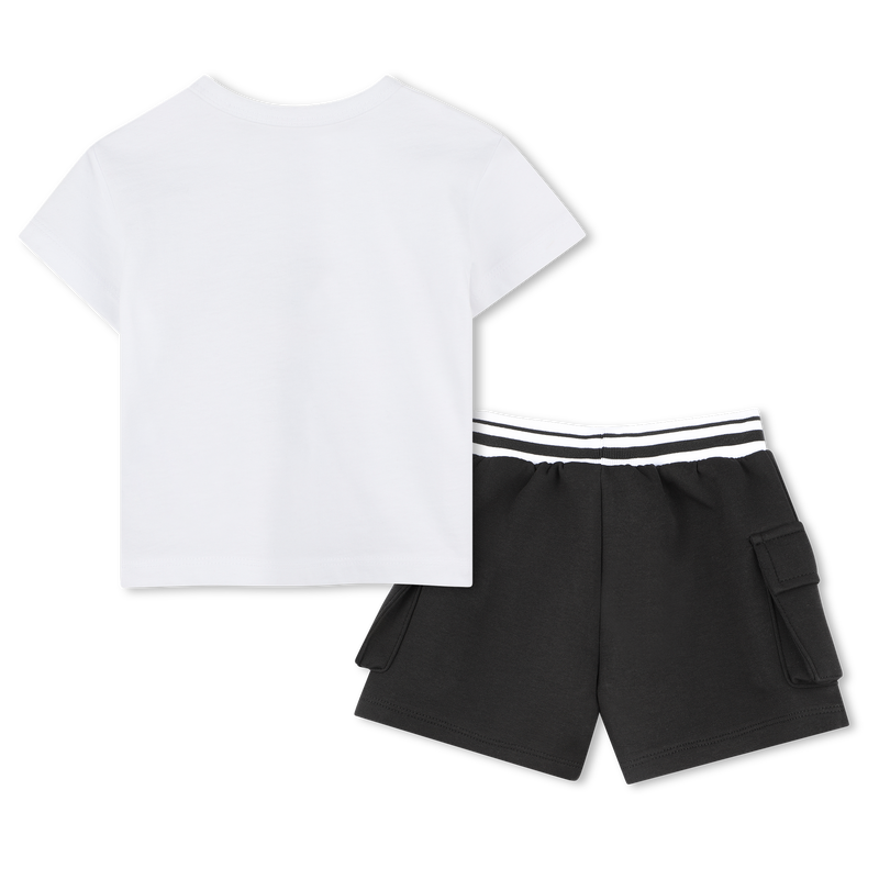 Shorts and T-shirt set KARL LAGERFELD KIDS 
                    GARCON