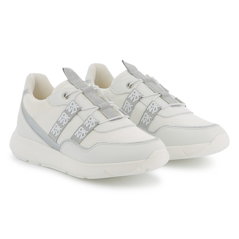 Two-material lace-up sneakers DKNY 
                    FILLE
