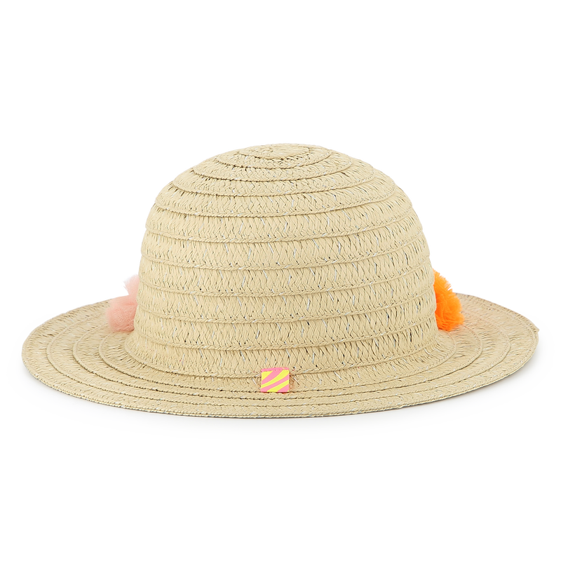 Iridescent pompom sun hat BILLIEBLUSH 
                    FILLE