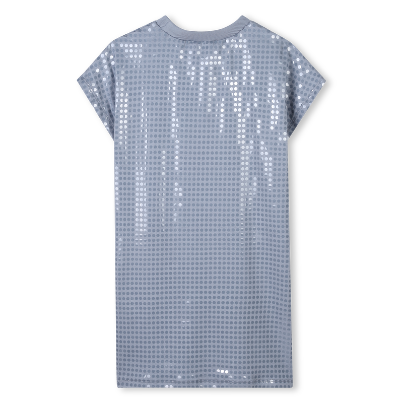 Cotton dress with sequins DKNY 
                    FILLE