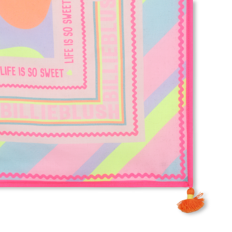 Printed square scarf BILLIEBLUSH 
                    FILLE