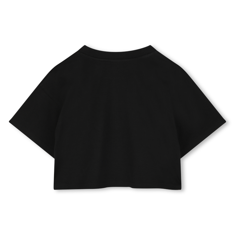 Cropped T-shirt with diamantés MARC JACOBS 
                    FILLE