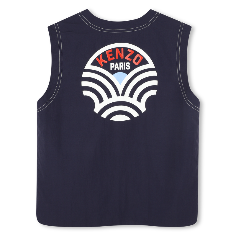 Zip-up vest KENZO KIDS 
                    GARCON
