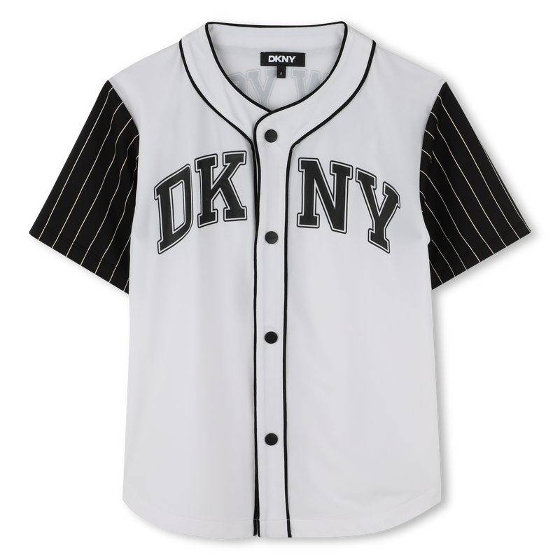 Loose-fit press-stud shirt DKNY 
                    UNISEXE